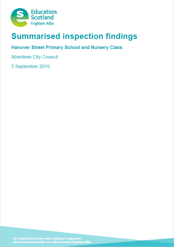 education scotland school inspection reports